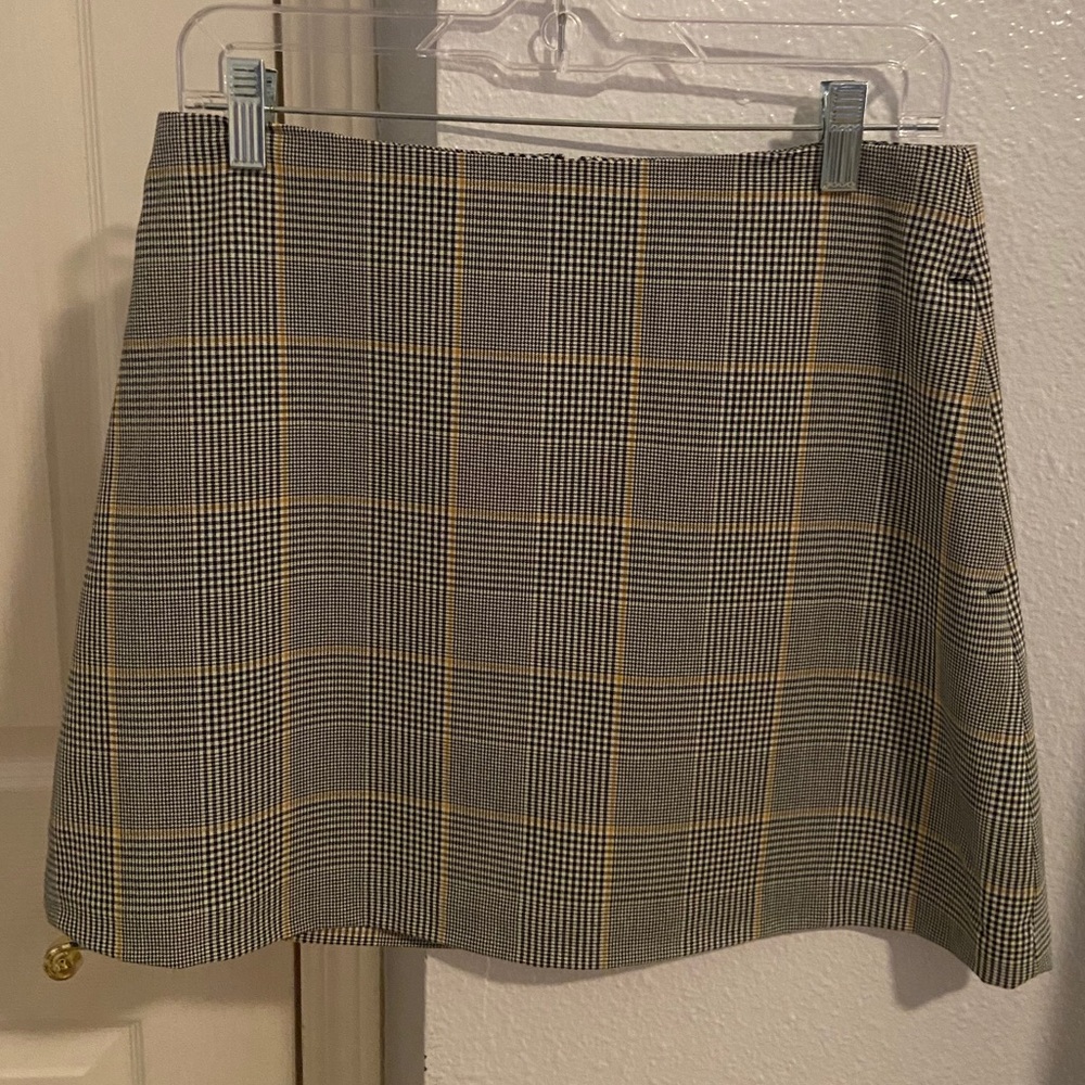 Aritzia Wilfred plaid skirt